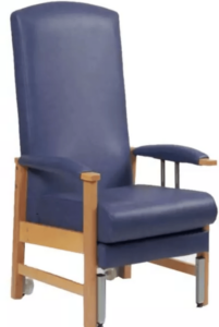 Product shot of the Chepstow high back chair.