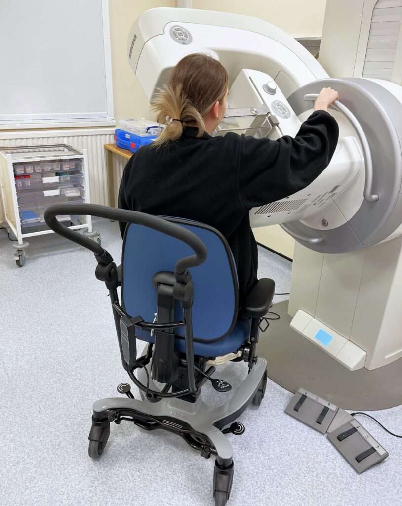 Hampshire Hospitals NHS Trust VELA Mammography Chair Case Study Hospital Chair