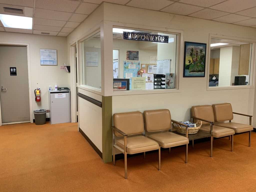 A&E waiting room